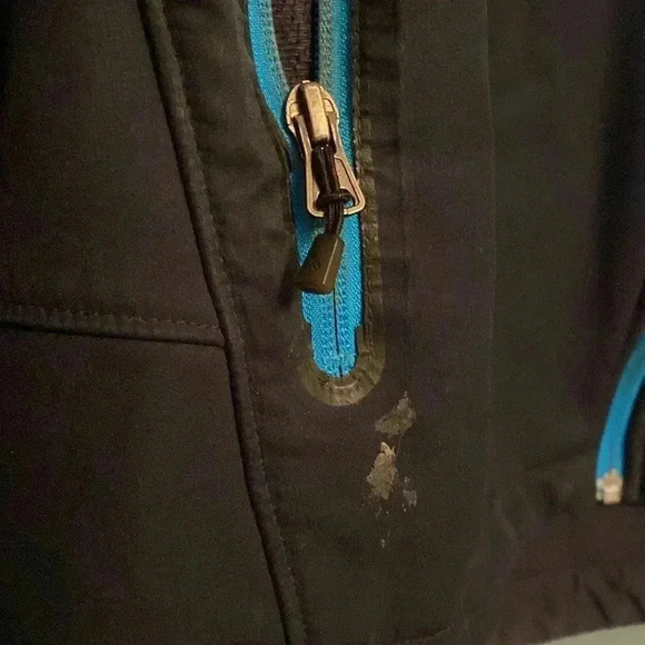 Columbia men’s navy blue jacket - large - zip pockets - no hood - Picture 4 of 9